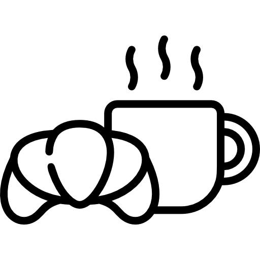 Frühstück in Rovinj Kroatien